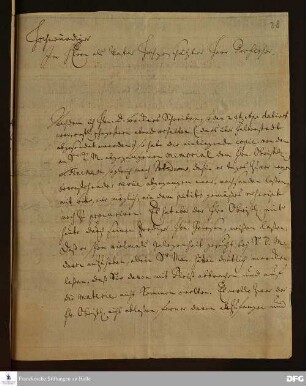 Brief von Johann Ulrich Christian Köppen an [August Hermann Francke].