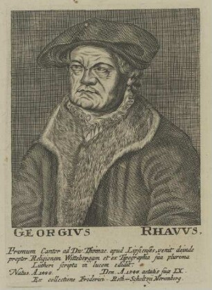 Bildnis des Georgivs Rhavvs