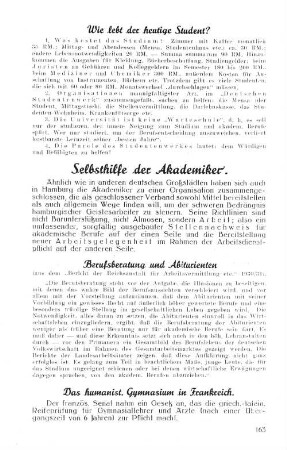 Selbsthilfe der Akademiker.