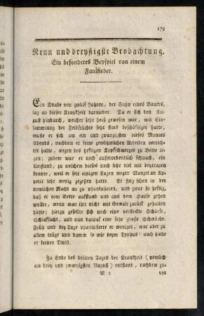 179-195, Neun und dreyßigste - Vierzigste Beobachtung.