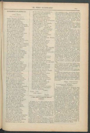 Correspondencia. : Carta sexta.