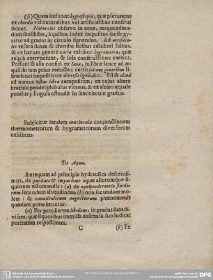 De Aqua.