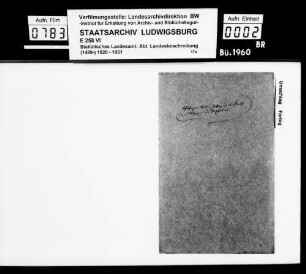 Beschreibung der Gemeinden Pfäffingen, Unterjesingen, Bondorf, Mötzingen und Öschelbronn [durch Paulus]