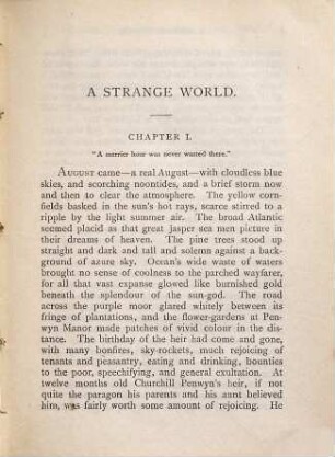 A strange world : a novel ; in two volumes, 2