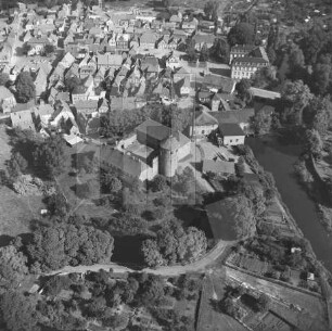 Burg Neustadt-Glewe : Blickrichtung Norden zur Altstadt