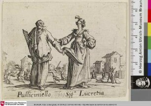 [Balli di Sfessania: Pulliciniello und Signora Lucretia]