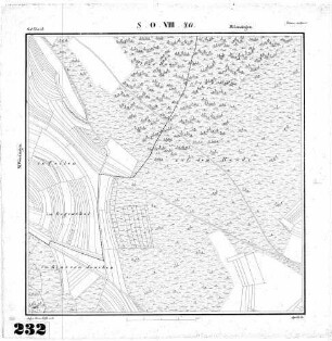 Kartenblatt SO VIII 20 Stand 1821