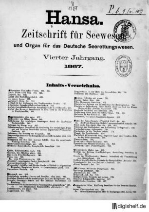 1867: 4. Jahrgang