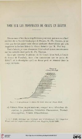 3.Ser. 9.1898: Note sur les phosphates de Chaux en Égypte