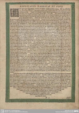 Explicatio fabricae et usus.