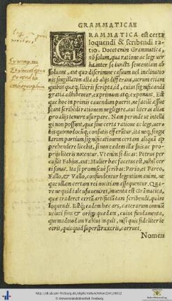 De Grammatica