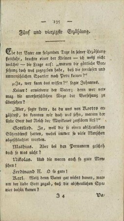 Fünf und vierzigste Erzählung.