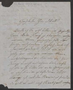 Brief an B. Schott's Söhne : 1851
