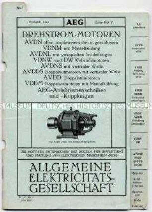 Drehstrom-Motoren (Liste Ws. 1)