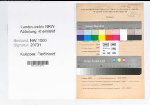 Entnazifizierung Ferdinand Kuepper, geb. 31.05.1903 (Kaufm.Angest.)