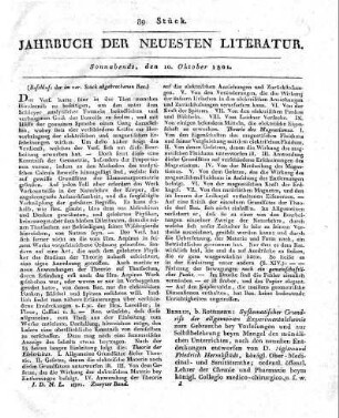 1801-10-10 : 89. Stück