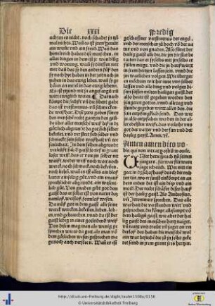 XXXI. Qui non intrat per ostium - XXXV. Qui manducat meam carnem.