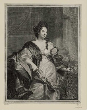 Bildnis Marie Cadesne, Gattin des Bildhauers und Akademiedirektors Martin Desjardins