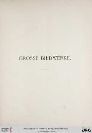 Grosse Bildwerke