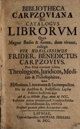 Bibliotheca Carpzoviana
