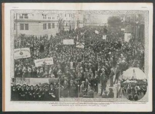 Manifestación realizada por el Partido Socialista, con motivo del 1º de mayo