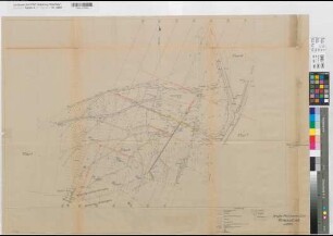 Kleinenbremen (Porta Westfalica) Grube Wohlverwahrt Grundriß 1935 1 : 1000 70 x 99 Pause mit Einzeichnungen Bergämter Nr. 5056
