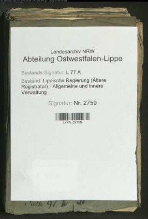 Darlehnsgesuche an die Militärkasse
