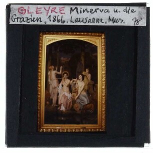 Gleyre, Minerva und die drei Grazien