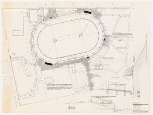 Jahnstadion, Marl Außenanlage: Pflanzplan 1:33,3, 1:20