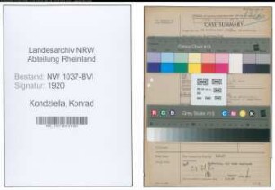 Entnazifizierung Konrad Kondziella , geb. 07.09.1903 (Ingenieur)