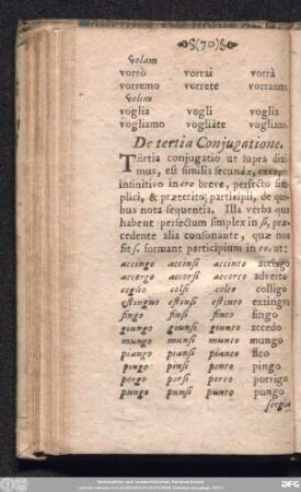 De tertia Coniugatione.