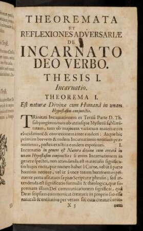 1-12, Thesis I