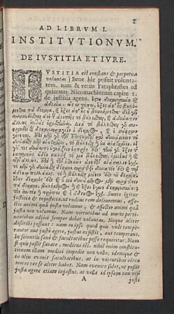 Ad Librum I. Institutionum.