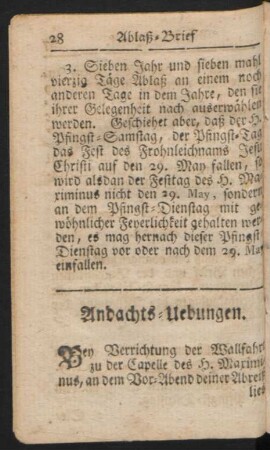Andachts-Uebungen