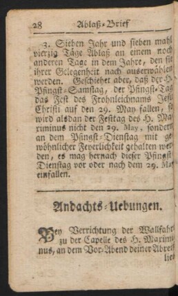 Andachts-Uebungen