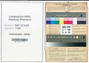 Entnazifizierung Jakob Kauhausen , geb. 04.05.1890 (Architekt)