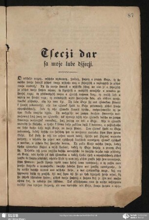 Tsecżi dar sa moje lube dżjecżi