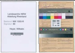 Entnazifizierung Wilhelm Heyer , geb. 14.09.1900 (Bankangestellter)