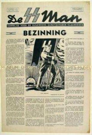 Wochenzeitung der flämischen SS "De SS Mann"