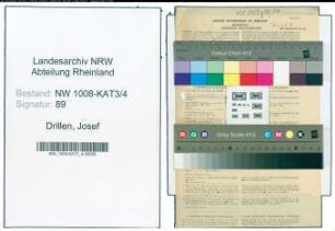 Entnazifizierung Josef Drillen , geb. 30.10.1907 (Beamter)