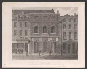 London, Eingang zum Haymarket Theatre