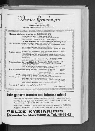Unsere Weihnachtsfeier im Jubiläumsjahr