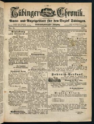 253-264, 28. März (Nro. 61) - 31. März (Nro. 63)