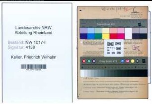 Entnazifizierung Friedrich Wilhelm Keller , geb. 21.06.1889 (Transportunternehmer)