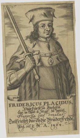 Bildnis des Fridericus Placidus