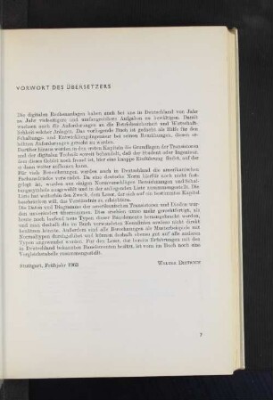 Vorwort des Übersetzer