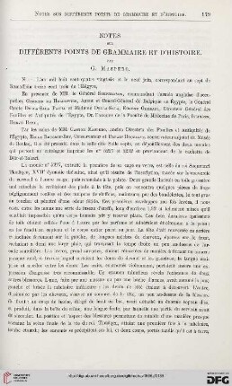 8: Notes sur différents points de grammaire et d'histoire, [3]