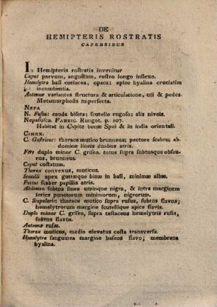 Diss. entomol. de hemipteris rostratis Capensibus : cuius part. secundam ...