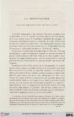 9: La photographie dans ses relations avec les beaux-arts