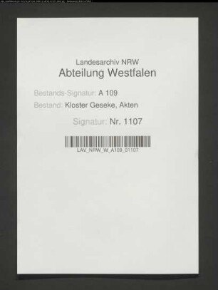 Rechnung über Reparierung der drei Türme.